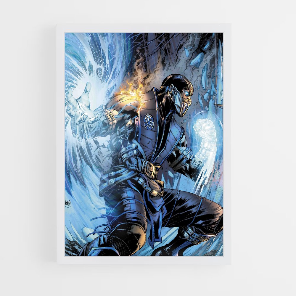 Poster Sub Zero : L'Ultime Combat – affiche Mortal kombat (vue 3)